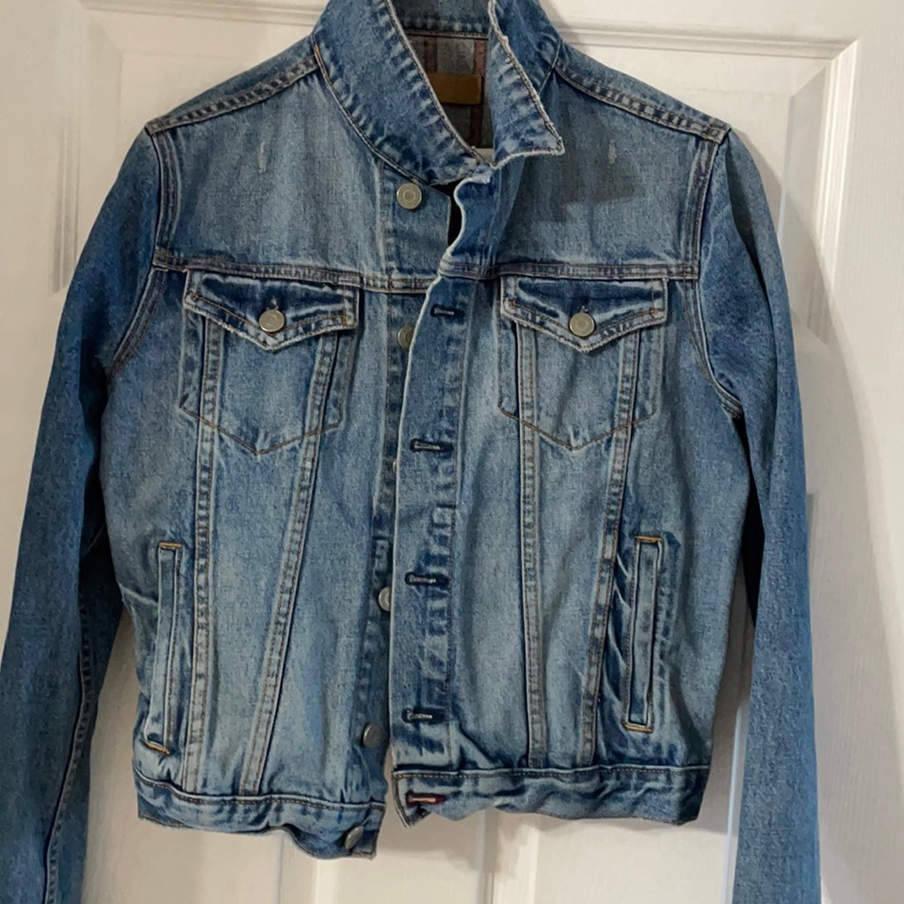 Wide sleeve denim GRLFRND jacket